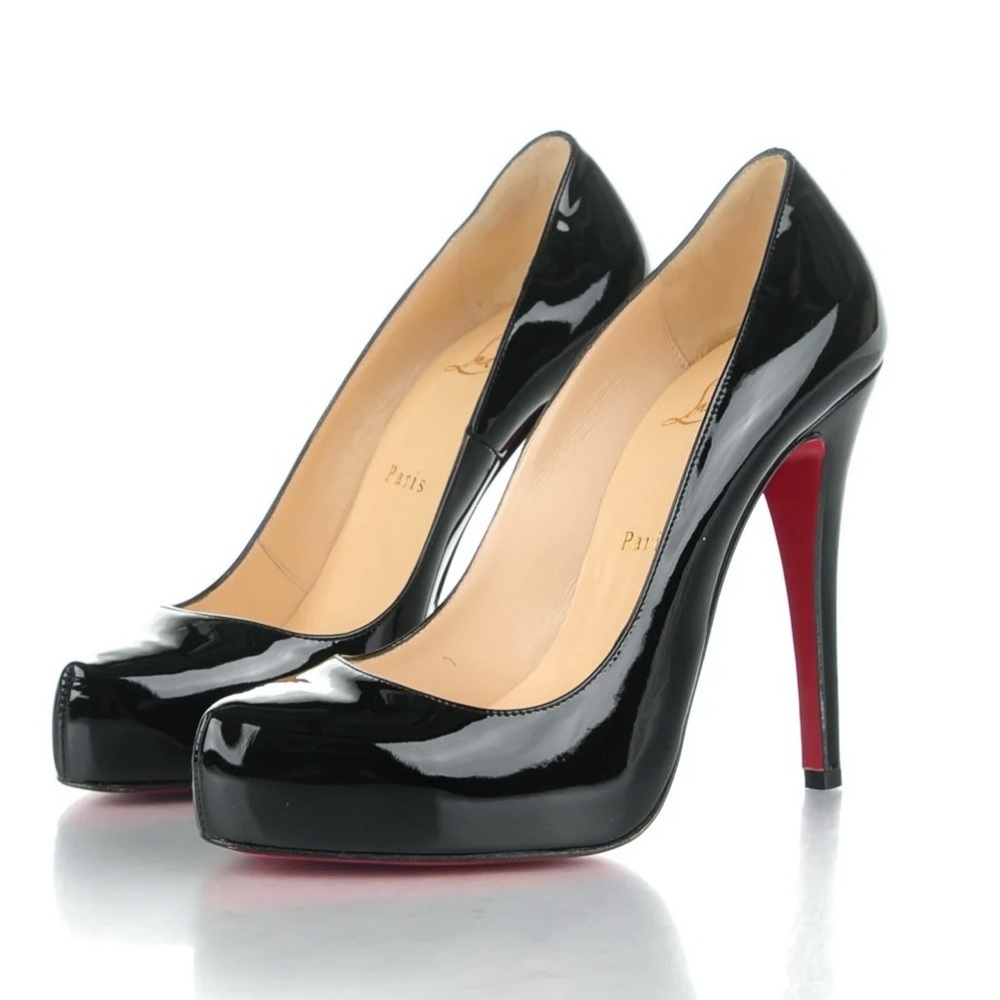 Christian Louboutin Rolando 120 Patent Calf Pumps